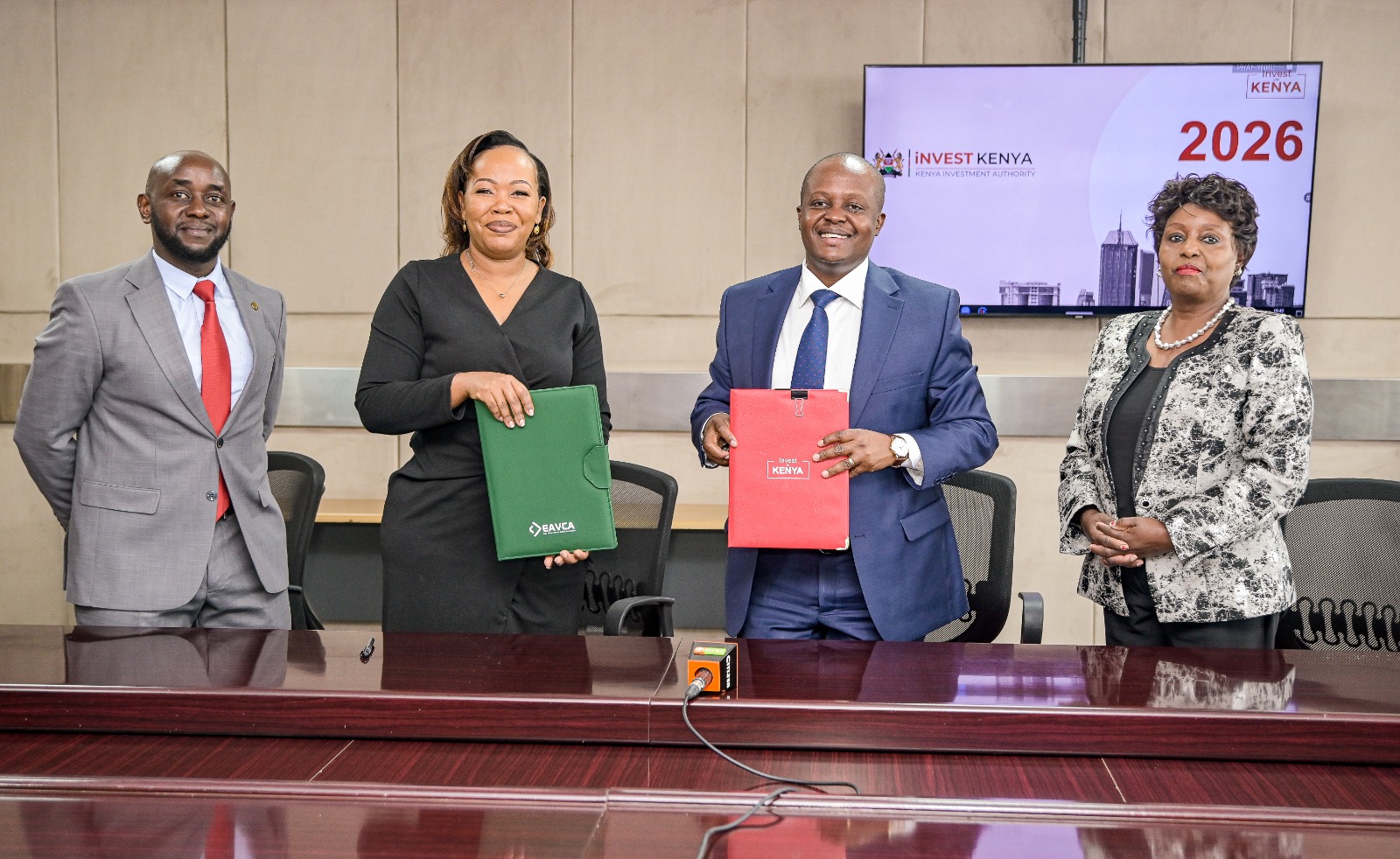 Kenya Investment Authority (Invest Kenya) and the East Africa Venture Capital Association (EAVCA) Sign a strategic cooperation to boost and Accelerate Private Capital Investments.