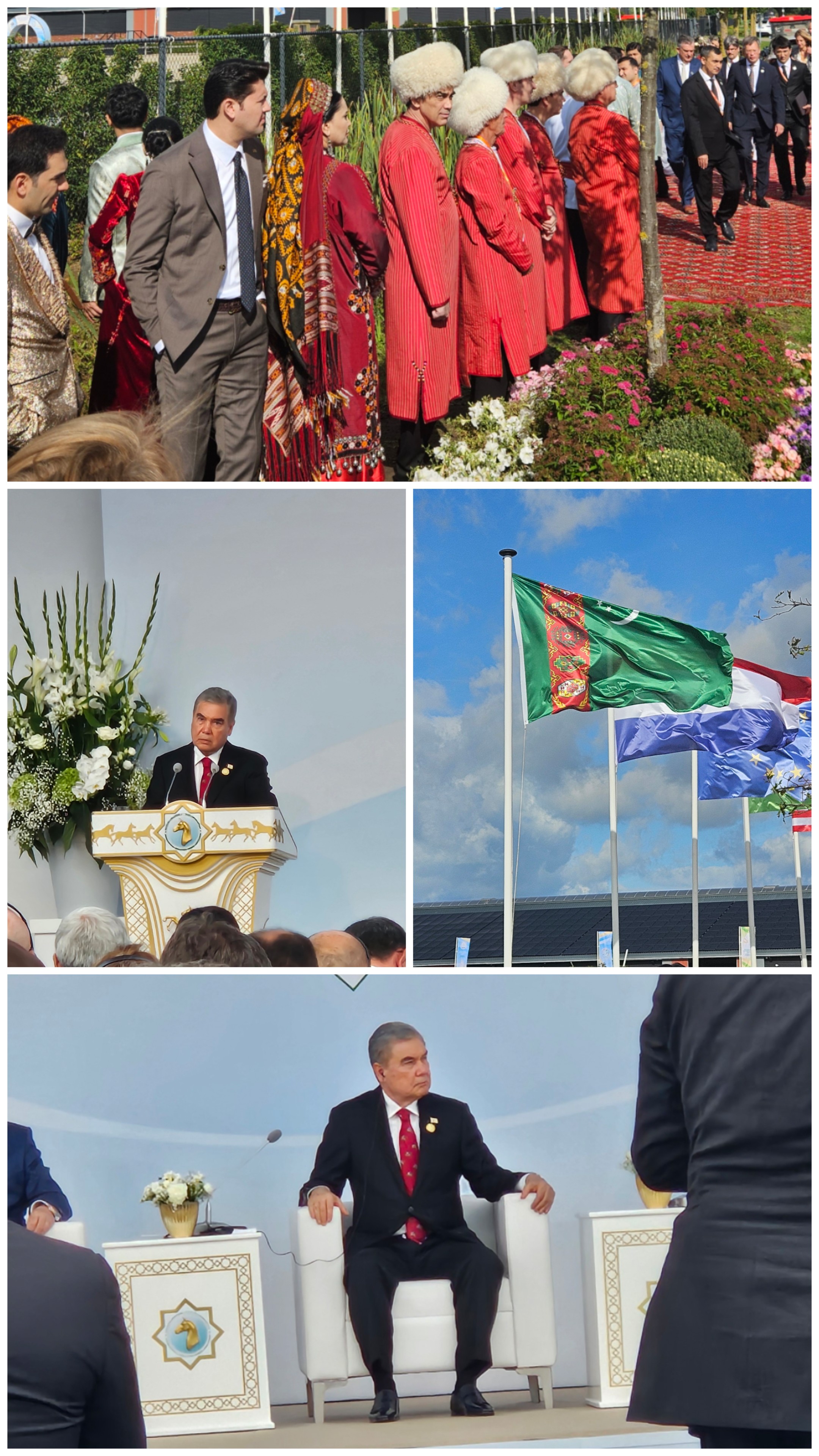 Gurbanguly Berdimuhamedov Attends World Championship of Akhal-Teke Horses in the Netherlands