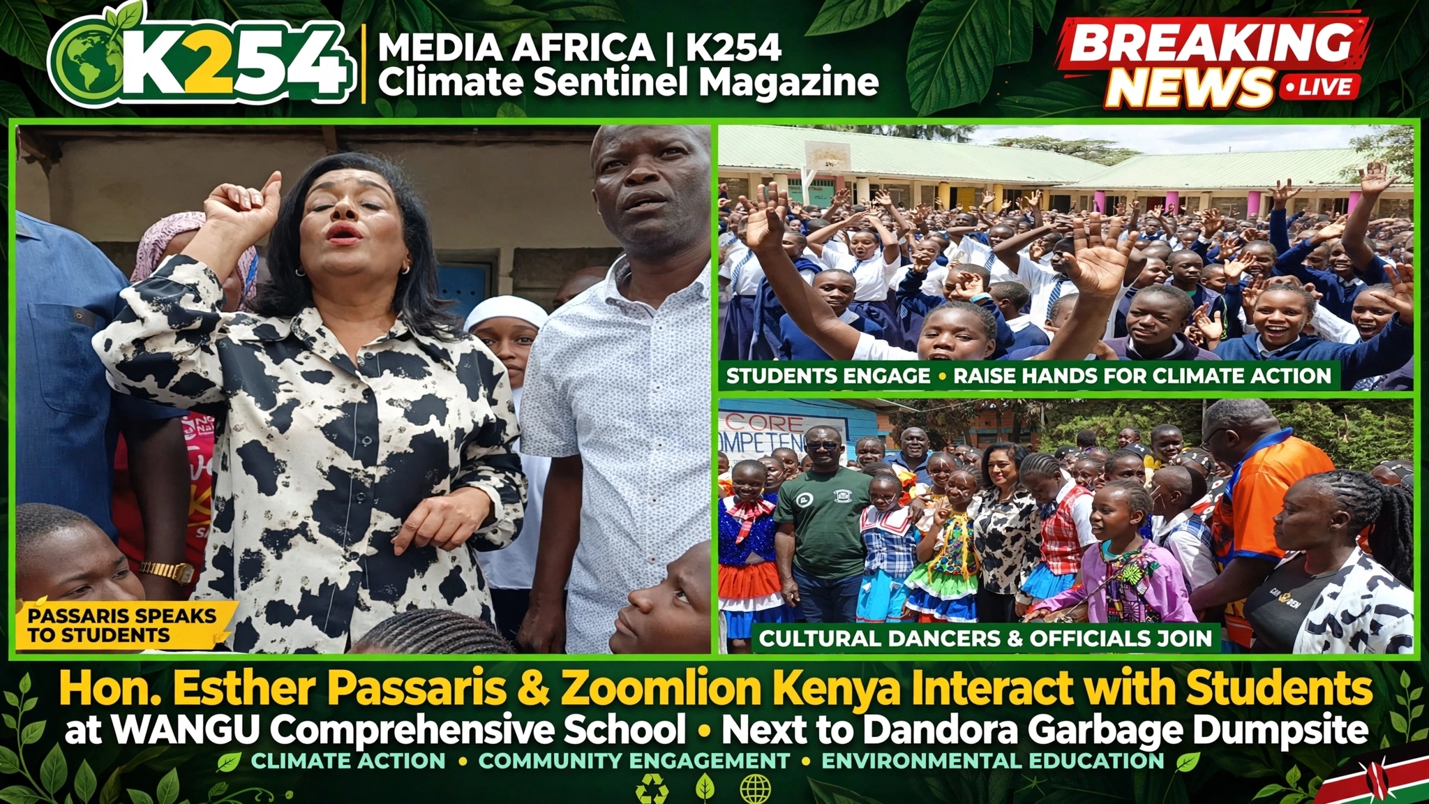 Zoomlion Kenya Launches Eco-Friendly Waste Management Farm at Wangu Comprehensive School in Dandora to Mark Mazingira Day 2026: Safisha Kanairo